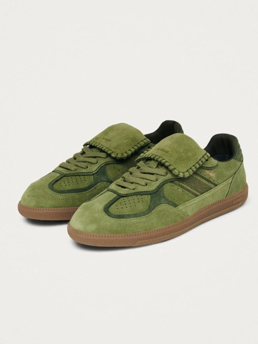 ISO In Search Of ALOHAS Tb.490 Club Suede Green Leather Sneakers Size 40 / 9